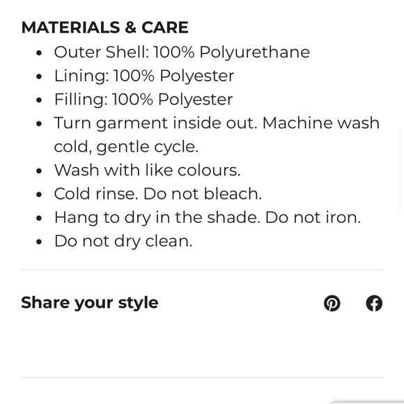 Cleo NWT  Quilted Vegan Leather French Jacket size MP. - Picture 11 of 11